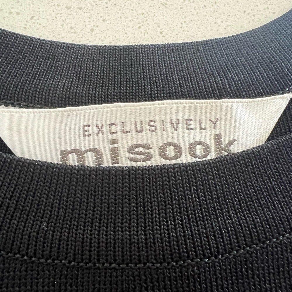 Misook Black knit Tank Top - Picture 3 of 4